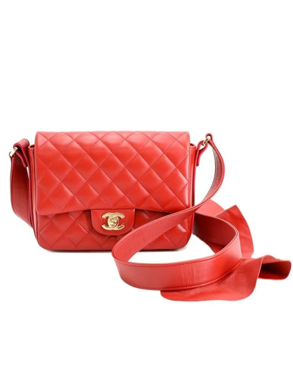 Chanel Shoulder Bag Frill